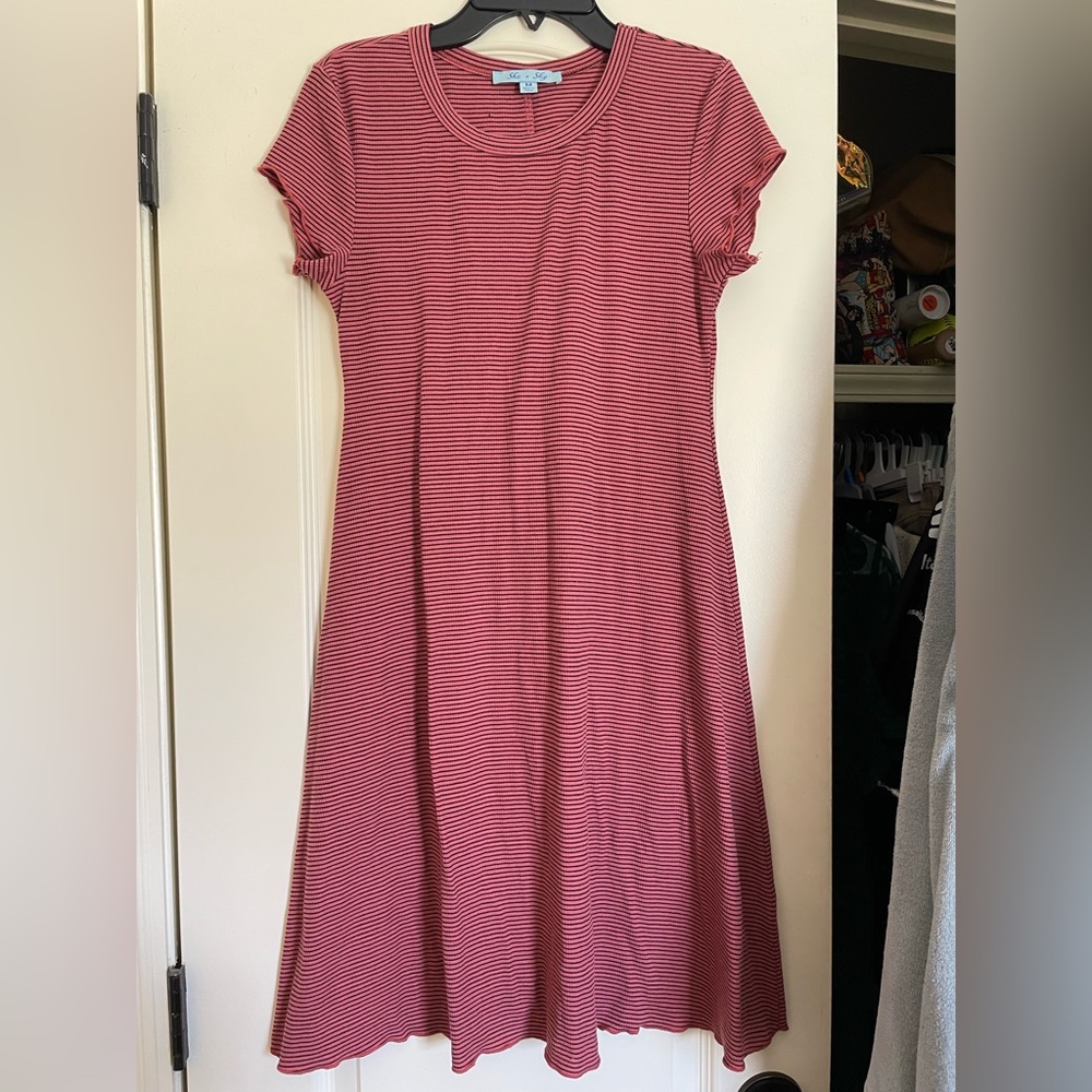 Red Striped Dress